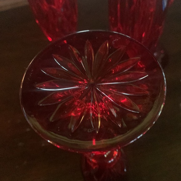Flawless Waterford Red Crystal Flutes - Picture 3 of 4